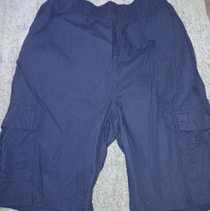 (2 for $15) Navy school cargo shorts